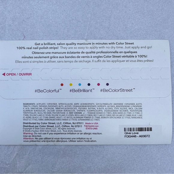 🎅🎄 Give Love Color Street Nail Polish Strips - retired - Picture 6 of 11